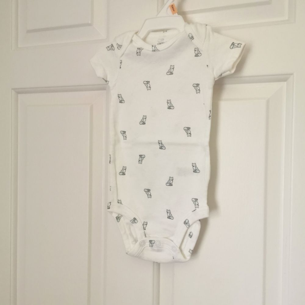 3/$15 Carter's short sleeve onesie